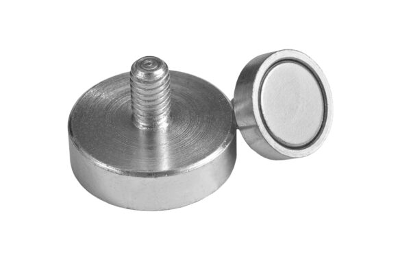 Base magnetica al neodimio con filettatura esterna