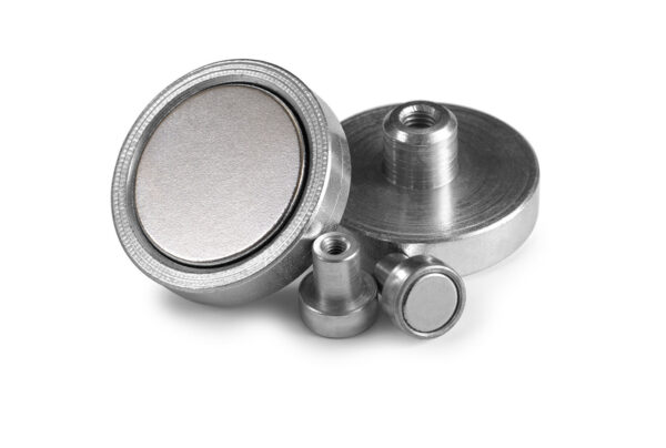 Base magnetica al neodimio con filettatura interna